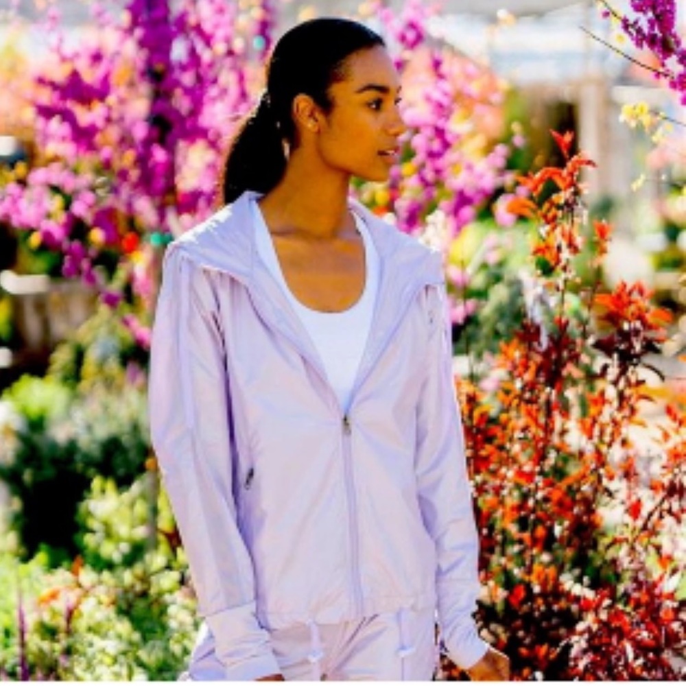 ZYIA Lilac Shine Bomber Jacket